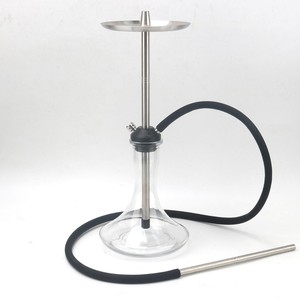 Narguilé en acier inoxydable à fumée douce, très vendu en Russie, coffret cadeau - Product Image 1