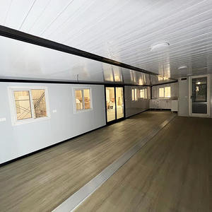 Maisons pliantes extensibles de 40 pieds Logement de conteneur préfabriqué Petite maison Maison avec balcon de toit étanche triangulaire - Product Image 2