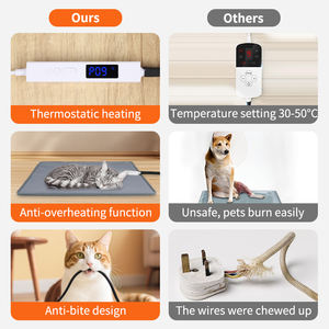 Üst düzey silikon Mat ısı pedi Pet akıllı sıcaklık su geçirmez Pet isıtma pedi - Product Image 5