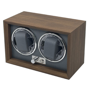Caja enrolladora de reloj automática de madera con alimentación Usb, caja de reloj de lujo adecuada para relojes mecánicos, cajas de Motor giratorio silencioso - Product Image 4