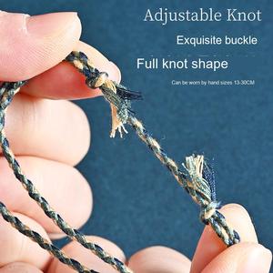 Braccialetto dell'Amicizia Intrecciato a Mano Resoul, Colorato, Regolabile, in Corda Macramè, <span class=keywords><strong>Gioielli</strong></span> Boho da Surfista per Donne - Product Image 4