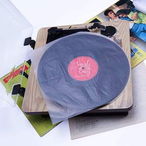 Manicotti per dischi interni in vinile a fondo tondo protezione antistatica in plastica LP per 12 33 giri/min - Product Image 1