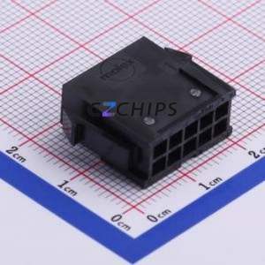 430201000 Housing (Wire-to-Board / Wire-to-Wire) P=3mm Connector 2x5P 3mm Micro-Fit (MX 3.0) 3mm - Product Image 2