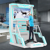 Gran máquina de esquí 9D VR todo en uno interior interactivo realidad Virtual Arcade somatosensorial equipo de juego de simulación para