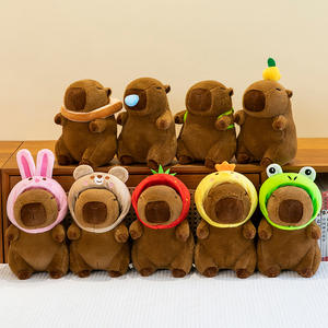 Supporte les figurines en <span class=keywords><strong>peluche</strong></span> personnalisées de capybara, jouets en <span class=keywords><strong>peluche</strong></span> doux, poupées en <span class=keywords><strong>peluche</strong></span>, jouets super pelucheux <span class=keywords><strong>Mario</strong></span> - Product Image 4