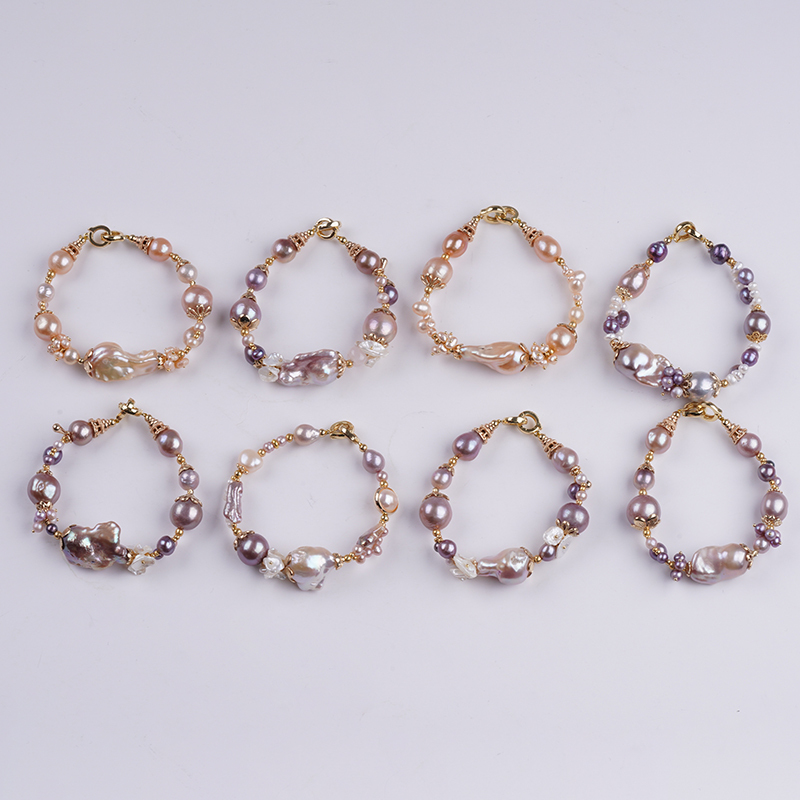 Real Freshwater Pearl Beads Multicolor Adjustable