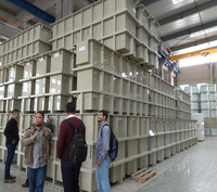 Réservoir de galvanoplastie matériel de PVC d'OEM pp pour plaquer le lavage de marinage acide