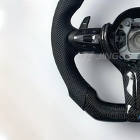 Volant en cuir M Sport avec intérieur en fibre de carbone pour BMW E70 E92 E90 F02 F07 F10 F11 F15 F16 F18 F20 F26 F30 E60 M3 M5 328I