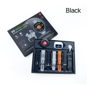 Đồng Hồ 4 Pro Thiết Lập Thông Minh Đồng Hồ TWS Tai Nghe Không Dây Sạc Vòng Smartwatch Với 7 Dây Đeo Màn Hình Cảm Ứng Earbuds Phù Hợp Với - Product Image 4