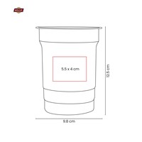 Gobelets en aluminium personnalisés à bas prix avec logo, avec couvercles, adaptés à la bière, aux boissons, etc.
