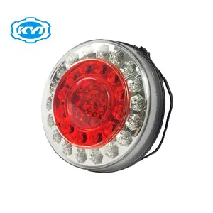 ADR E-mark Lampu Ekor Led Bundar 123Mm untuk Truk Trailer LT117