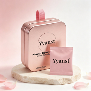 Tiras Orales Rosadas OEM para Mejorar la Salud del Sueño, Fórmula Relajante Suave, Estuche Metálico Portátil, 30 Tiras para Mujeres y Niñas - Product Image 4