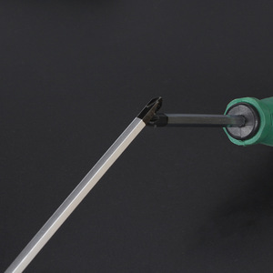 Qiyao Industrial Grade Phillips Flathead Screwdrivers Magnetic Through-hole Handle Auto Repair Tools Metric PH4 - Product Image 2