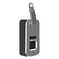 Serrure à empreintes digitales intelligente et rechargeable pour sacs à main et sacs à dos, pièces et accessoires intégrés pour sacs FIPILOCK FL-B6S en métal