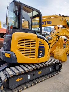 Miniexcavadora Komatsu PC55 90% Nueva, Excavadora Pequeña Original con Giro de Cola Cero, PC55MR de 5 Toneladas, Japonesa, para Jardinería - Product Image 5