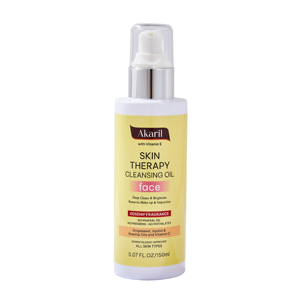 Aceite Limpiador <span class=keywords><strong>Facial</strong></span> de Vitamina E de 150 ml, Limpia Profundamente, Ilumina, Elimina el Maquillaje y las Impurezas, Terapia para la Piel - Product Image 1