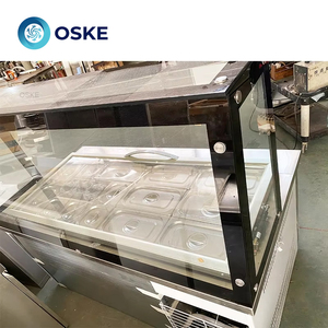 Mesa Refrigerada de Acero Inoxidable de Temperatura Única <span class=keywords><strong>para</strong></span> Almacenamiento de Ensaladas Frescas, Barra de Ensaladas y Sándwiches Refrigerada por Aire - Product Image 3