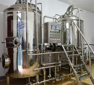 Équipement <span class=keywords><strong>de</strong></span> brassage <span class=keywords><strong>de</strong></span> bière et <span class=keywords><strong>de</strong></span> <span class=keywords><strong>cidre</strong></span> commercial Trade Assurance 500L 5HL 5bBBL pour restaurant chinois Brasserie Capacité <span class=keywords><strong>de</strong></span> traitement <span class=keywords><strong>de</strong></span> 1000L - Product Image 4