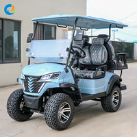 Voiturette de golf électrique Robetaa de haute qualité à 4 places, avec batterie au lithium, personnalisable, véhicule de tourisme électrique