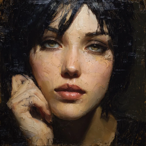 Peinture de portrait à partir de <span class=keywords><strong>photo</strong></span>, <span class=keywords><strong>peinte</strong></span> à la main à l'huile <span class=keywords><strong>sur</strong></span> <span class=keywords><strong>toile</strong></span> - Cadeau personnalisé pour enfant, famille, mariage - Impressionniste texturé - Product Image 4