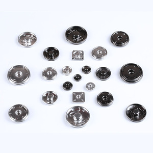 Snap Buttons Alloy Round Concealed Nickel Free For Coat Trench Down Jacket Accessories - Product Image 1