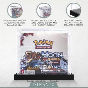 Vitrine personnalisée en acrylique transparent UV avec boîtier de protection à aimant puissant pour Evolutions - Product Image 5