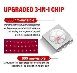 Dispositif d'équipement de pantoufle de pied de thérapie par la lumière rouge OEM ODM 660nm 850nm bottes thérapie par la lumière infrarouge rouge d'impulsion - Product Image 4