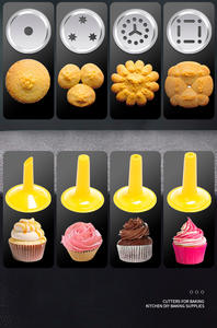 Ensemble de fabrication de biscuits manuels avec des disques à motifs colorés pour apprendre aux enfants la fabrication de biscuits faits maison et les compétences culinaires - Product Image 4