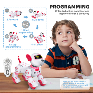 Bán chạy nhất thông minh điều khiển từ xa <span class=keywords><strong>Robot</strong></span> chó ai lập trình tương tác & giáo dục diễn viên đóng Thế đồ chơi với âm thanh- - Product Image 6