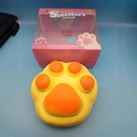 Nouveau Bestseller transfrontalier : Jouet anti-stress en PU imitation patte de chat, surdimensionné, créatif, à rebond lent, outil de relaxation pour