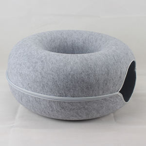 Custom Huisdier Producten Groothandel Wasbare Luxe Grote Kat Hond Bed Vilt Donut Kat Grot Stof <span class=keywords><strong>Tunnel</strong></span> Voor Huisdieren - Product Image 5