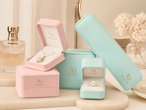 Custom Logo PU Leather + Velvet Crown Clasp <b>Ring</b> <b>Box</b> Luxury Jewelry Packaging for Engagement Wedding Gift jewelry <b>ring</b> packaging - Product Image 1
