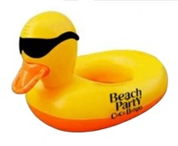 Flotteurs de piscine pour bébé en vinyle écologique, amusants pour l'été, en forme de canard, anneaux de natation pour enfants, jeux aquatiques