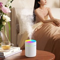 Vente en gros petit humidificateur portatif à brume colorée Mini 180Ml H2O humidificateur à ultrasons Usb humidificateur d'air de voiture