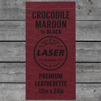 Feuilles de cuir synthétique personnalisables au laser, feuilles vierges en cuir PU pour gravure laser, feuilles de similicuir crocodile pour gravure laser