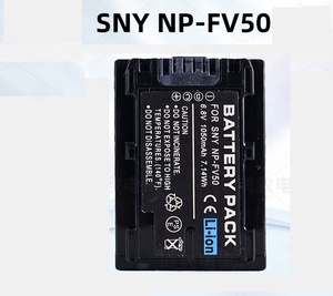 Batterie NP-FV50 pour <span class=keywords><strong>caméscope</strong></span> <span class=keywords><strong>SONY</strong></span> <span class=keywords><strong>Handycam</strong></span> NP-FV30 NP-FV70 NP-FV100 DCR-DVD405 6.8V 1050mAh 7.14Wh - Product Image 5