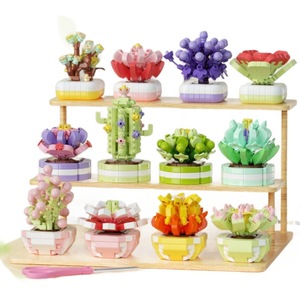 บล็อกก่อสร้างขนาดเล็กสำหรับเด็กอายุ7-14ปีพืชตัด100-200ชิ้น - Product Image 5