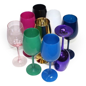 Langxu màu trắng đen trang trí chúng tôi chứng nhận ấn tượng chiếc cốc + thủy tinh đỏ + nước + Ly thérapeutiques ly rượu - Product Image 5