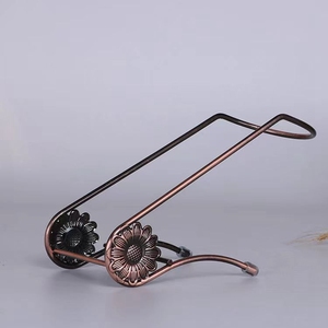 Simple Mini Acier Inoxydable Cuivre Vin Rouge Porte-Bouteille Unique Table Top Mini Casier À Vin Support Bacs À Boissons Seaux À Glace - Product Image 5