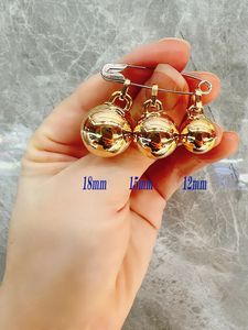 Pendentif boule simple et polyvalent en or 18 carats Xinfly, boucle universelle, or véritable Au750, pour femme, pendentifs fins, breloques, collier - Product Image 2