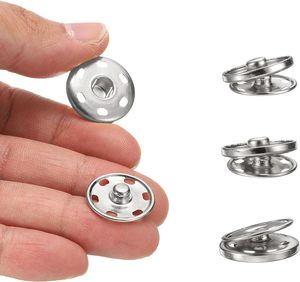 HARFINGTON Ensemble de boutons-pression à coudre en métal, attaches à pression pour sacs à main, vêtements, etc. - Product Image 6