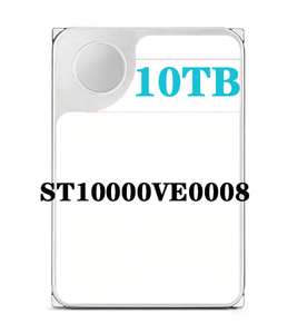 Disque dur ST10000VE0008 10 To SATA3.0 6 Go/s, vitesse 7200 tr/min, cache 256 Mo, supportant une utilisation continue 24h/24 et 7j/7 pour une charge de travail de 550 To/année - Product Image 1