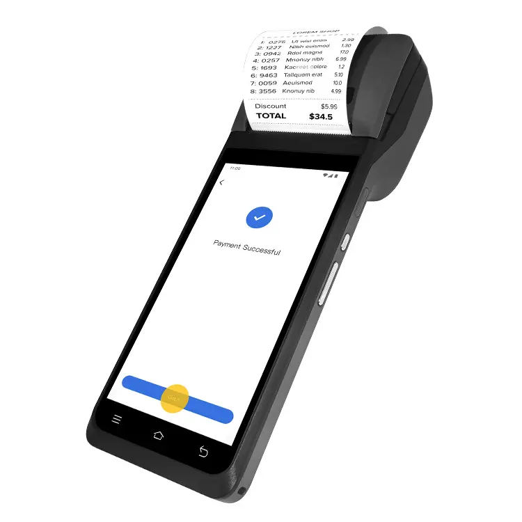 Machine de point de vente portable NFC Android terminal de point de vente Mobile avec Scanner d'empreintes digitales du fabricant directement
