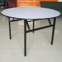 Tables pliantes commerciales pour événements hôteliers, plateau en métal, nappe en PVC, ensemble de chaises, salon extérieur, acceptation de dimensions personnalisées