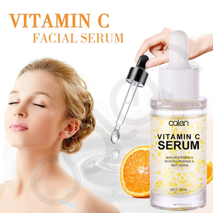 Sérum Visage Anti-rides et Éclaircissant Bio à l'Acide Hyaluronique et Vitamine C, 30ml, Marque Privée OEM - Product Image 3