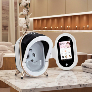 Magic Mirror Max Home Spa <span class=keywords><strong>3D</strong></span> Analizador de piel facial Smart RGB UV PL Hidratante para cara Ojos Labios para uso en salón de belleza en el hogar - Product Image 1