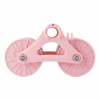 Rouleau Abdominal Professionnel Portable à Rebond Automatique 2 Roues pour Entraînement de Base Équipement de Fitness Maison