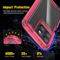 Couverture de téléphone de luxe 3 en 1 pour Motorola G35 G55 G75 G85 5G couverture de téléphone antichoc robuste 360