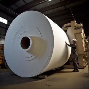 High Quality 80gsm Semi Gloss Self-adhesive Paper Label Raw Material Jumbo Roll Transport Label