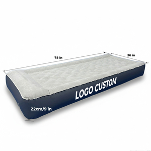 Colchón Inflable Automático con Bomba, Colchón <span class=keywords><strong>de</strong></span> Aire Plegable Pequeño, Resistente al Agua, Ligero, para Invitados, Glamping - Product Image 2